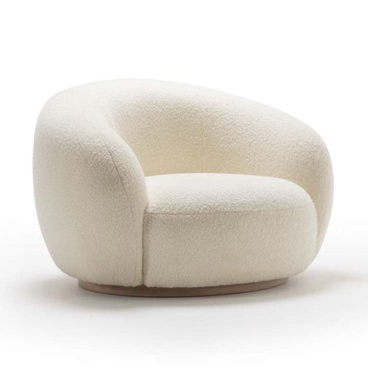 Nora Accent Chair — Tailored upholstery, hardwood frame, handcrafted by Bed Bench Lahore